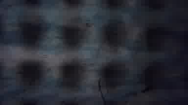 Yokohama Japan (1954): Holes That Appear Dark On A Grey Field Create A Pattern