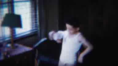 South Bend Indiana (1958): Boy Wearing White Shirt Puts On White Dress Shirt While