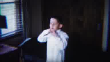 South Bend Indiana (1958): Young Boy Gets Ready For His Special Day At School