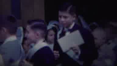 South Bend Indiana (1958): Children In Suits And Dresses Holding Envelopes And