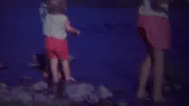 Yellowstone Wyoming (1967): Family Of Three People Enjoying A Nice Sunny Day At