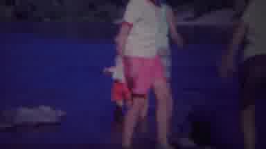 Yellowstone Wyoming (1967): Children Standing And Walking In Ankle Deep Water