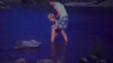 Yellowstone Wyoming (1967): Big Sister Teacher Her Young Sister Walk On The River