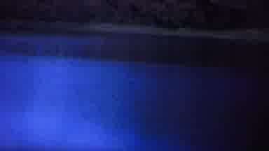 Yellowstone Wyoming (1967): View Of Deep Blue Lake Water On A Clear Day