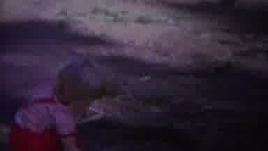 Yellowstone Wyoming (1967): A Baby Playing In The Park Outside The Ground Which Is