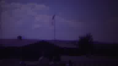 Yellowstone Wyoming (1967): A Nice Flag Is Flying In The City Area To Have In The
