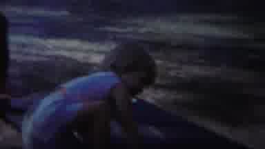 Yellowstone Wyoming (1967): A Cute Small Girl Playing Outside The House In A