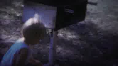 Yellowstone Wyoming (1967): Little Girl Comes Up To The Grill And Picks Up