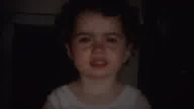 Westville New Jersey (1951): Angered Little Girl Caught In Camera