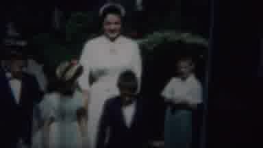 Westville New Jersey (1951): Family Dressed Formally For Church Service