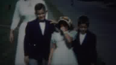 Westville New Jersey (1951): Mother And Her Kids Attended A Church Service