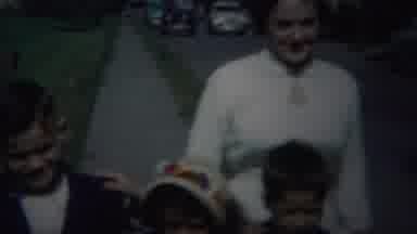 Westville New Jersey (1951): A Beautiful Lady Was Very Happy To See There Children