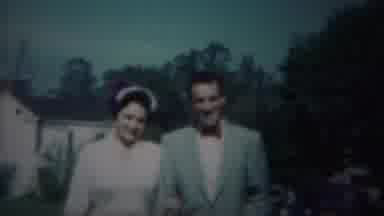 Westville New Jersey (1951): Sweet Newlywed Couple Walks Near A Camera