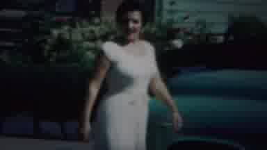 Westville New Jersey (1951): A Lady To Getting Ready For The Outing In A Car