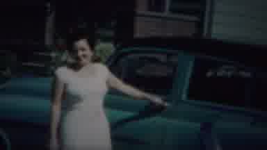 Westville New Jersey (1951): A Lady Helps To Open The Car And Around