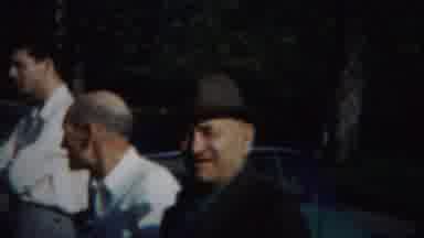 Westville New Jersey (1951): Senior Men Enjoy The Time With Each Other With Love