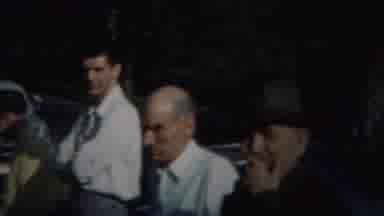 Westville New Jersey (1951): Men Staring At One Woman In Front Of Their House