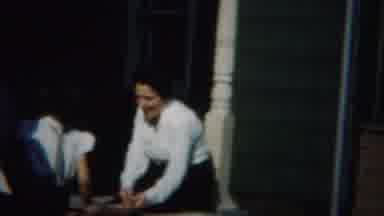 Westville New Jersey (1951): Mother And Daughter Have A Fun Moment Together