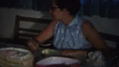 Westville New Jersey (1951): A Child Eating A Cake And His Enjoying The Moment