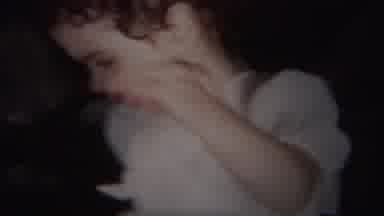 Westville New Jersey (1951): Cute Little Girl In White Gown Looks Towards Mom And