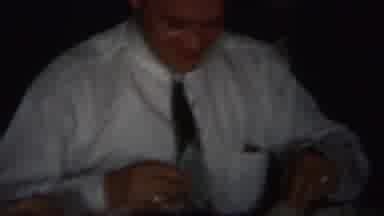 Westville New Jersey (1951): Adults Talking While Eating Their Meal