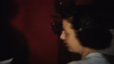 Westville New Jersey (1951): Camera Pan Over Two Women 1950s 1960s Sitting And