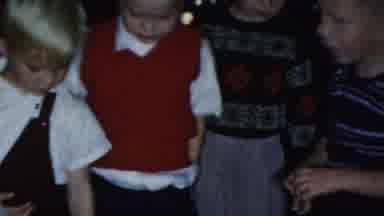 Paramus New Jersey (1959): Little Boys Lined Up Dropping A Roll Of Paper Inside A