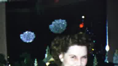 Paramus New Jersey (1959): Family Christmas Gathering Old Grainy Footage Trees