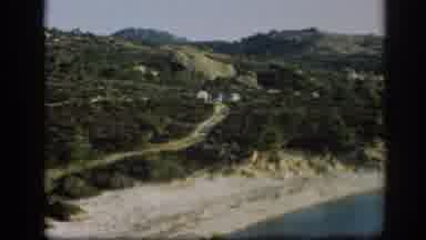 Ephesus Turkey (1962): Three Cars Parked On A Road That Cuts Through The Mountain