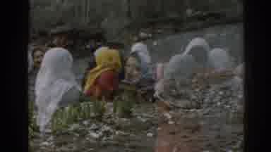 Ephesus Turkey (1962): Indian Headdress Women Gathering In Mass Polluted River