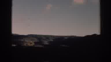 Ephesus Turkey (1962): View Of Mountains And Pale Blue Sky On A Sunny Day