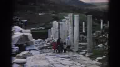 Ephesus Turkey (1962): Two Mothers Who Are Sisters Walking With Their Son &