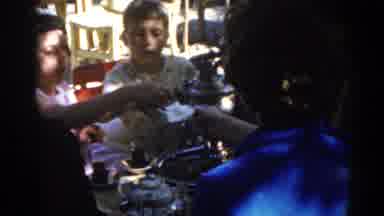 Ephesus Turkey (1962): Young Man Taking Too Many Sugar Cubes As Adult Pulls Away