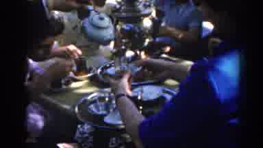 Ephesus Turkey (1962): View Of Brown Beverage Poured Into Clear Glass At Outdoor
