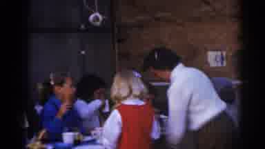 Ephesus Turkey (1962): Children Having Breakfast Served By A Woman Around A Table