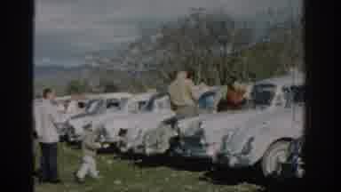 Izmir Turkey (1962): A Great Day With Family In The Woods To Show Of Your Car