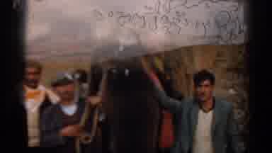 Izmir Turkey (1962): Multiple Men And Camels In Colorful Garments