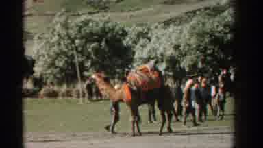 Izmir Turkey (1962): People Gathered In A Field For Celebrations