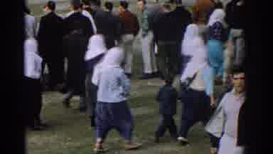 Izmir Turkey (1962): People Walking Event Photographer Taking Pictures