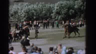 Izmir Turkey (1962): A Crowd Of People Watching Untamed Camels Fighting Each Other