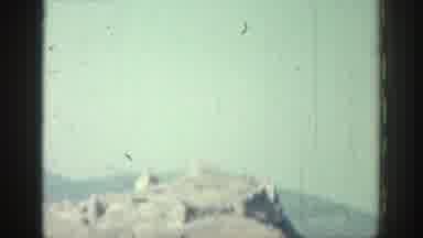 Rhodes Greece (1962): Old Photo Of Mountainous Background