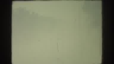 Rhodes Greece (1962): Old Fashioned Video Of Car Driving Through Torrential