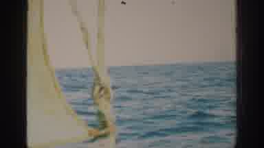 Rhodes Greece (1962): View Of Blue Ocean Water On A Clear Sunny Day