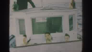 Rhodes Greece (1962): Family Singing Songs On A Boat While Traveling On The Ocean