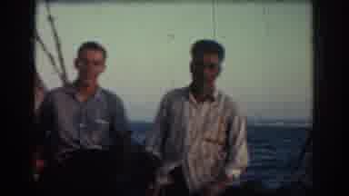 Rhodes Greece (1962): Group Of Men Sailing By The Sea