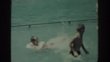 Rhodes Greece (1962): Kids Enjoying Beautiful Sunny Summer Day Playing And