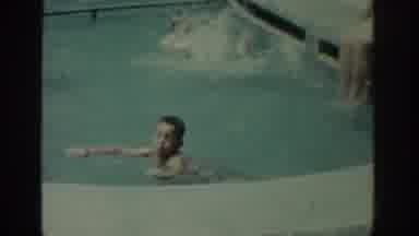 Rhodes Greece (1962): Children Having Fun In A Swimming Pool