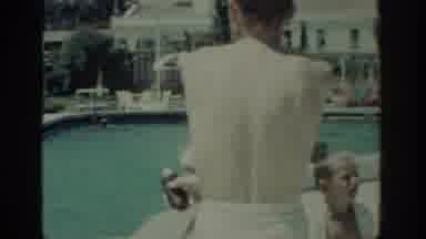 Rhodes Greece (1962): Very Sunny Day And Many People Enjoying Their Day At The