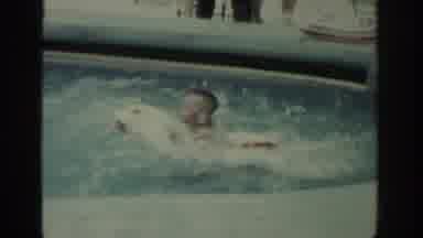 Rhodes Greece (1962): Kid Swimming Pool Floating Toy Swim Water Gym Family