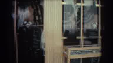 Rhodes Greece (1962): A Clip Showing A Cross Section Of A Building's Window